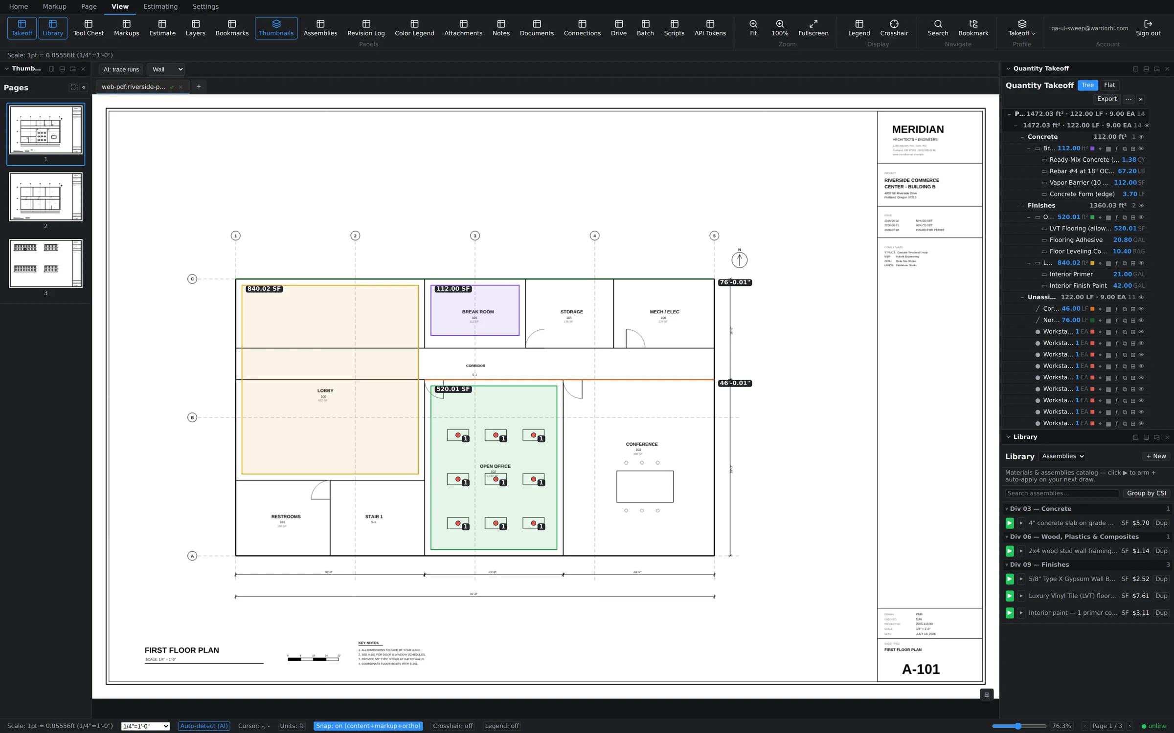 View tab with every panel toggle visible and active panels highlighted