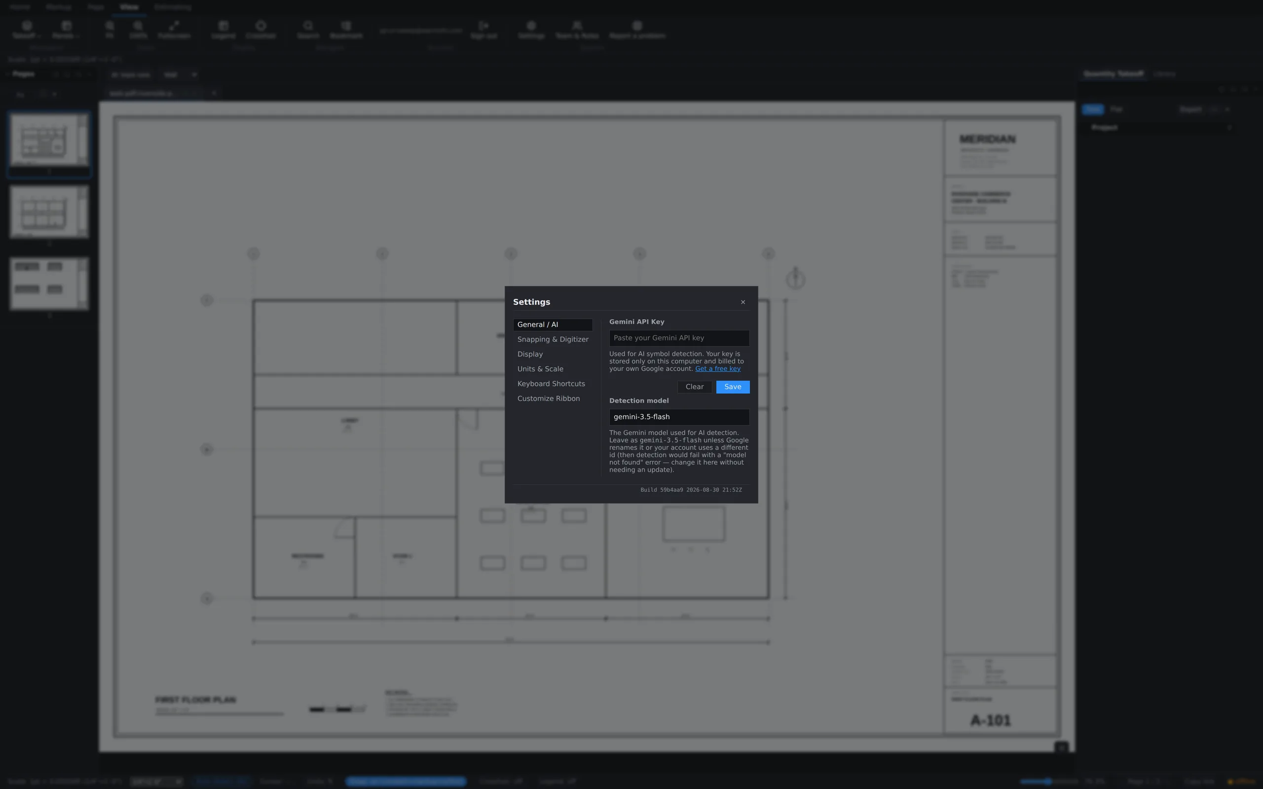Settings → General / AI with the local MCP server section